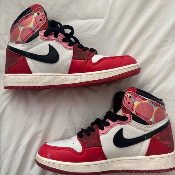 BOYS!!! Nike Air Jordan 1 RTR HIGH OG SP GS (spider-man BOYS!!! Nike Air Jordan 1 RTR HIGH OG SP GS (spider-man